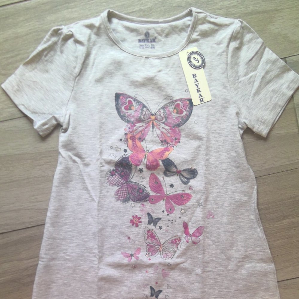 Girls Butterfly Cotton Night gown